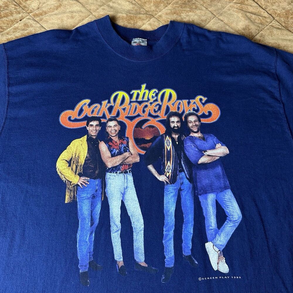 Vintage The Oak Ridge Boys T Shirt 1995 Size XXL T Shirt Double Sided